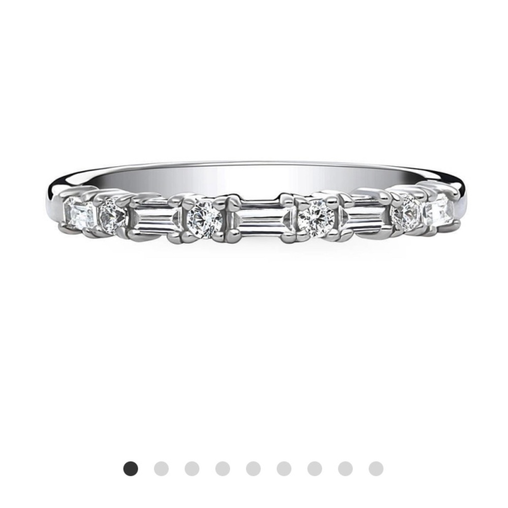 Beautiful Stackable Cz Ring - image 1